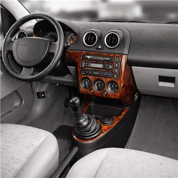 Ford Fiesta 03.02-08.05 Mascherine sagomate per rivestimento cruscotti 7-Decori