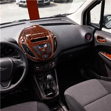 Ford Courier 01.2014 3D Interior Dashboard Trim Kit Dash Trim Dekor 29-Parts