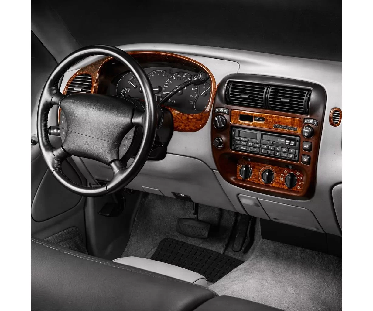 Ford Explorer 11.93-05.95 3D Inleg dashboard Interieurset aansluitend en pasgemaakt op he 16-Teile
