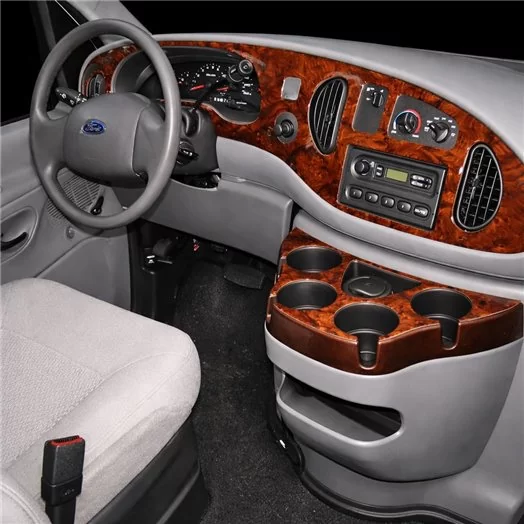 Ford E-Series E-Van 2008-2011 Mittelkonsole Armaturendekor WHZ Cockpit Dekor 10 Teilige
