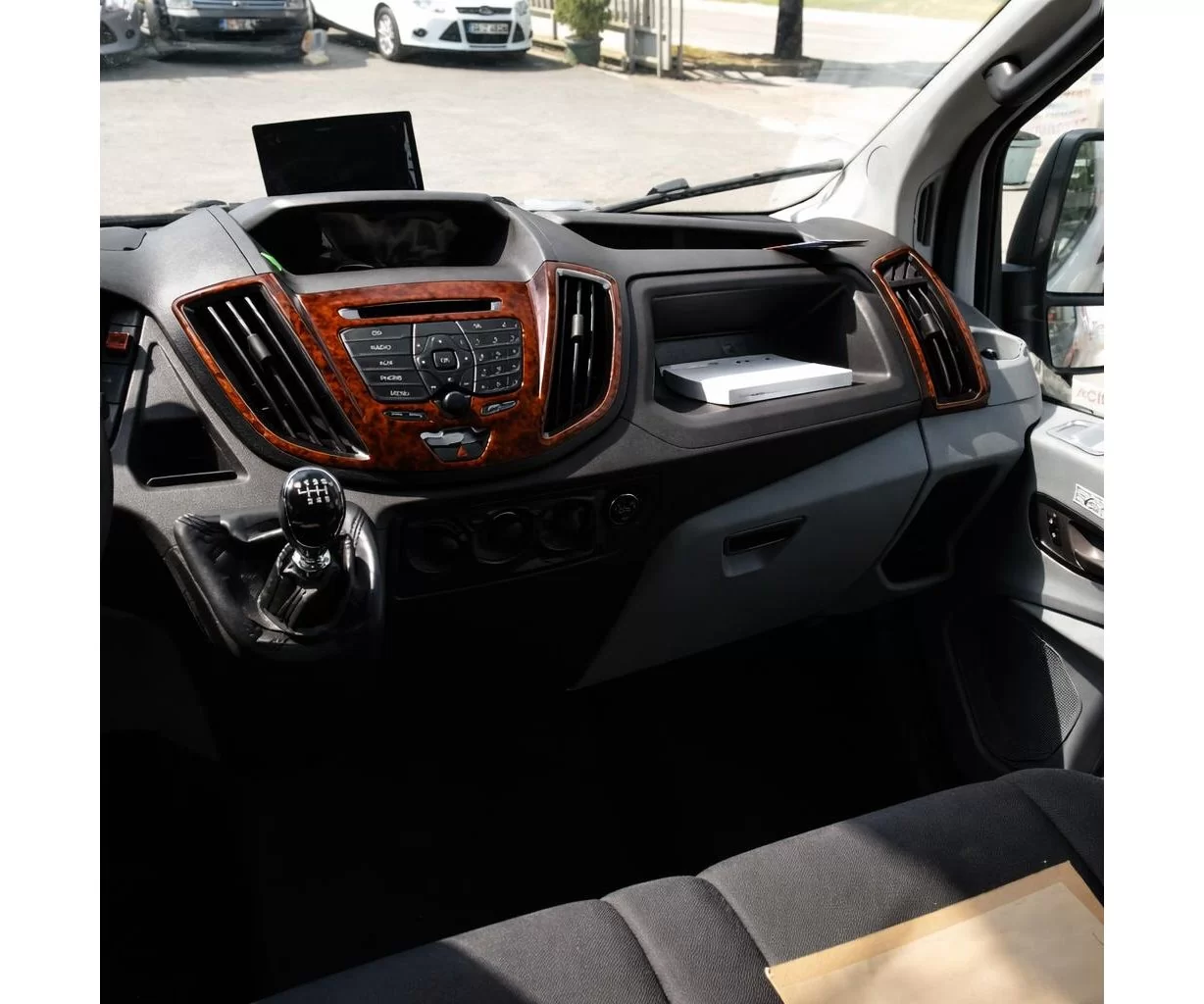 Ford Transit Custom Torneo 01.2014 Mittelkonsole Armaturendekor Cockpit Dekor 23-Teile