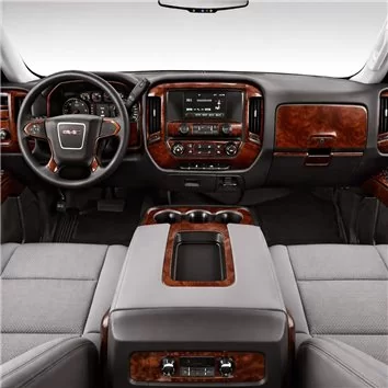 GMC Sierra 2014-2018 Inleg dashboard Interieurset aansluitend en pasgemaakt 68 Delen