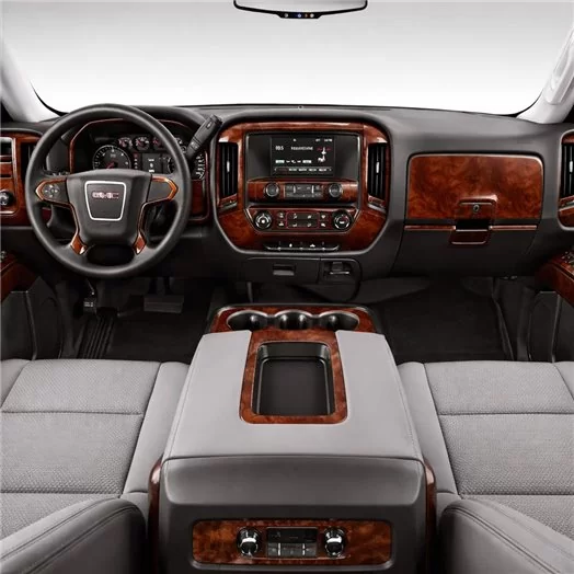 GMC Sierra 2014-2018 Mittelkonsole Armaturendekor WHZ Cockpit Dekor 64 Teilige