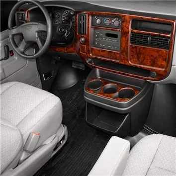 GMC Savana 2008-2020 Mascherine sagomate per rivestimento cruscotti 7 Decori GMC Savana 2008-2020 Mascherine sagomate per rivestimento cruscotti 7 Decori