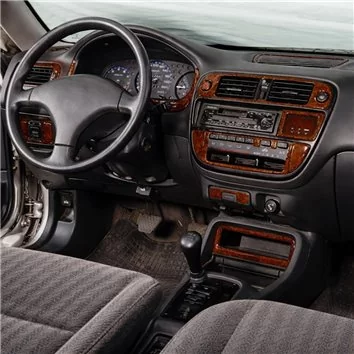 Honda Civic 09.95-03.01 3D Interior Dashboard Trim Kit Dash Trim Dekor 22-Parts