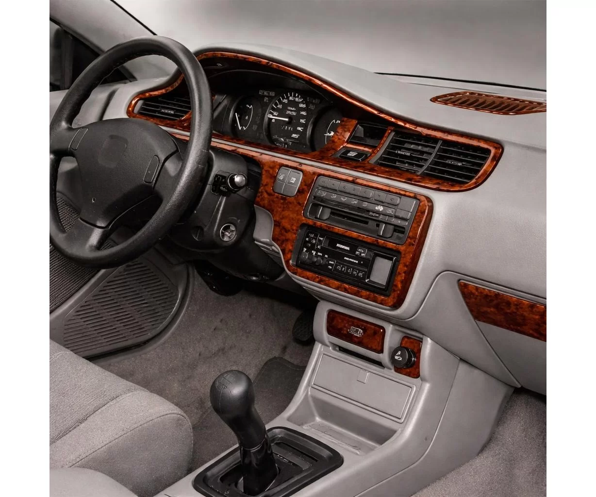 Honda Civic 1992-1995 2 Doors, With glowe-box BD Décoration de tableau de bord Honda Civic 1992-1995 2 Doors, With glowe-box BD Décoration de tableau de bord