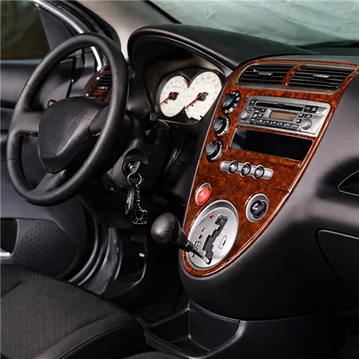 Honda Civic Type R 03.01-09.06 3D Inleg dashboard Interieurset aansluitend en pasgemaakt op he 6-Teile