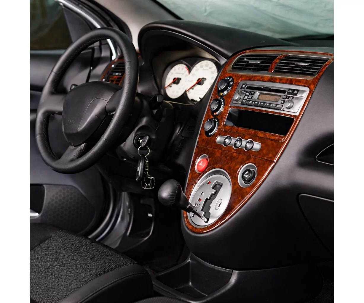 Honda Civic Type R 03.01-09.06 Mittelkonsole Armaturendekor Cockpit Dekor 6-Teile