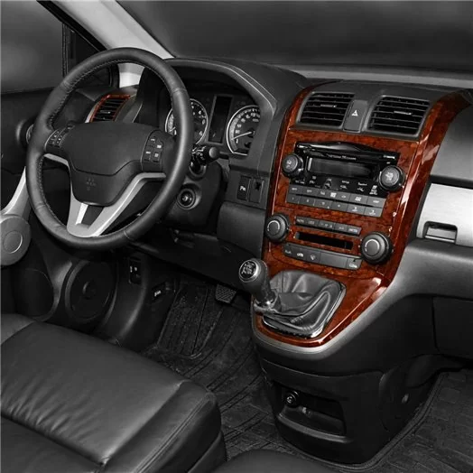 Honda CR-V 4X4 01.07-12.13 3D Interior Dashboard Trim Kit Dash Trim Dekor 8-Parts Honda CR-V 4X4 01.07-12.13 3D Interior Dashboard Trim Kit Dash Trim Dekor 8-Parts