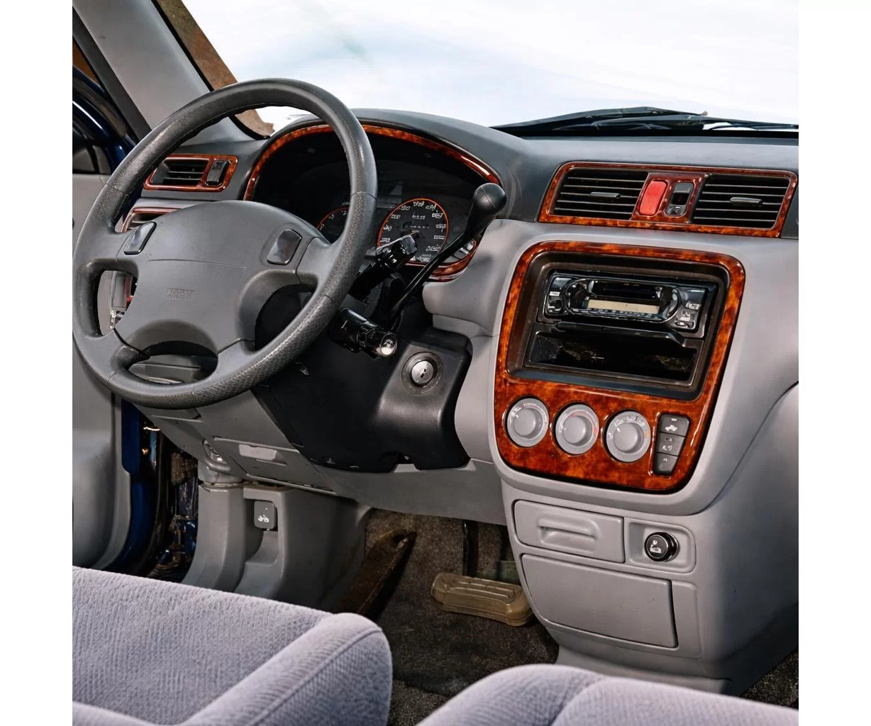 Honda CR-V 4X4 06.97-01.02 Mittelkonsole Armaturendekor Cockpit Dekor 9-Teile Honda CR-V 4X4 06.97-01.02 Mittelkonsole Armaturendekor Cockpit Dekor 9-Teile