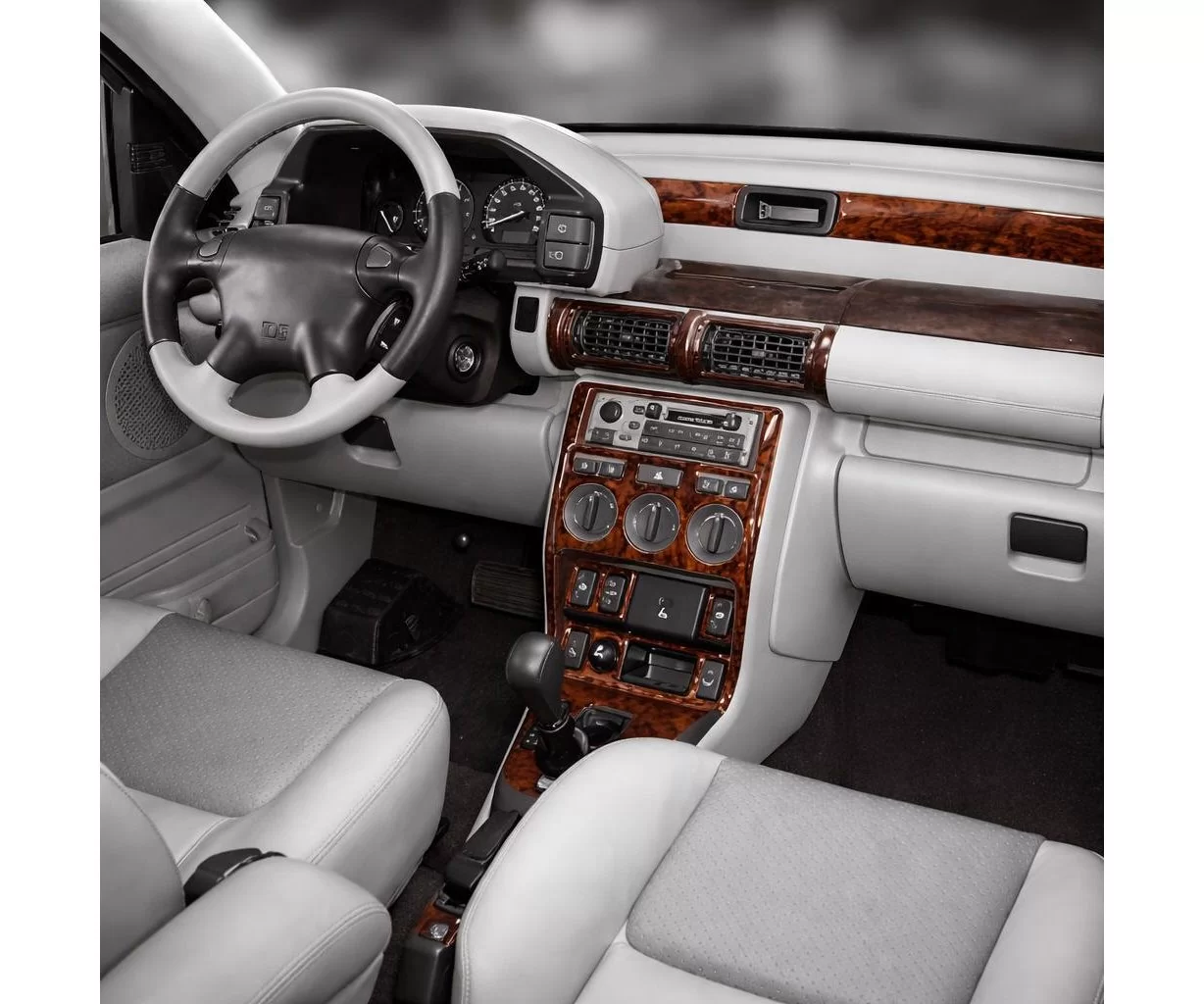 Land Rover Freelander I 08.00-12.03 Habillage Décoration de Tableau de Bord 10-Pièce Land Rover Freelander I 08.00-12.03 Habillage Décoration de Tableau de Bord 10-Pièce