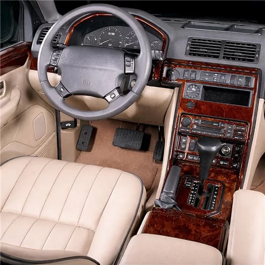 Land Rover Range Rover 1996-2002 Full Set, OEM Compliance, 26 Parts Mascherine sagomate per rivestimento cruscotti 