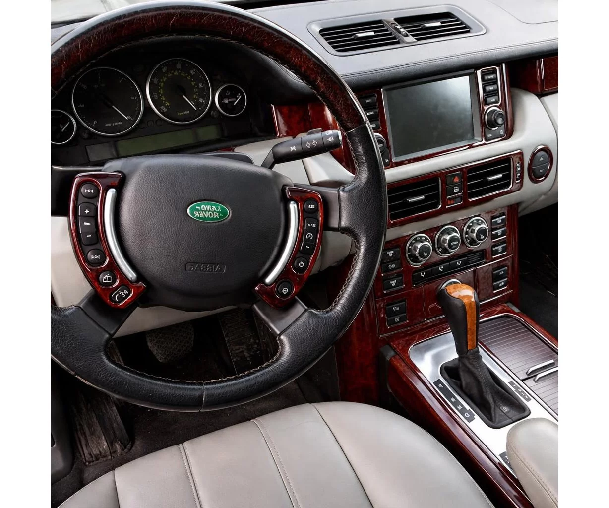 Land Rover Range Rover 2007-2009 Habillage Décoration de Tableau de Bord 35-Pièce Land Rover Range Rover 2007-2009 Habillage Décoration de Tableau de Bord 35-Pièce