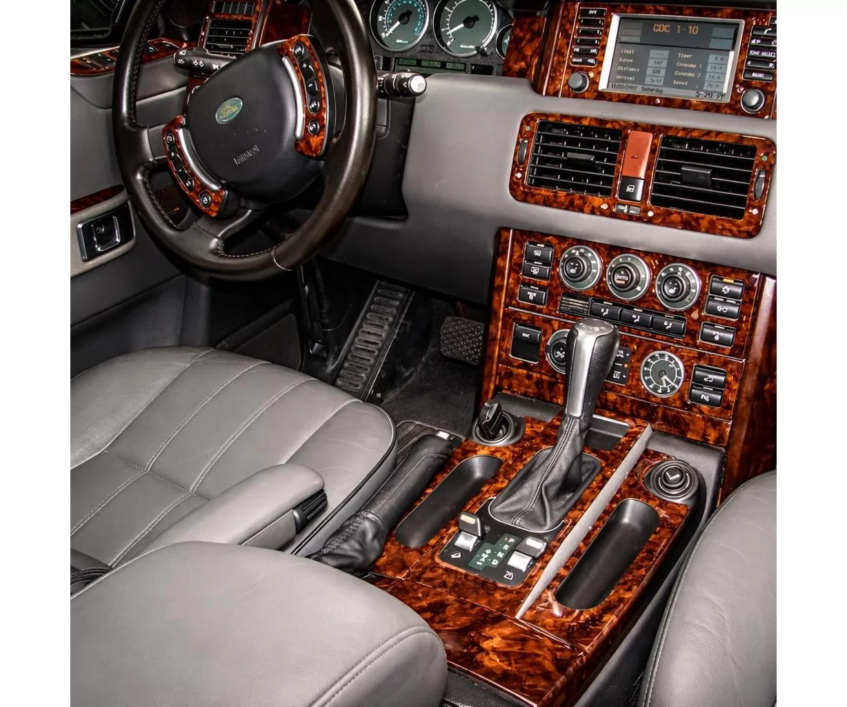 Land Roverv Range Rover II 01.02-12.06 Habillage Décoration de Tableau de Bord 19-Pièce Land Roverv Range Rover II 01.02-12.06 Habillage Décoration de Tableau de Bord 19-Pièce