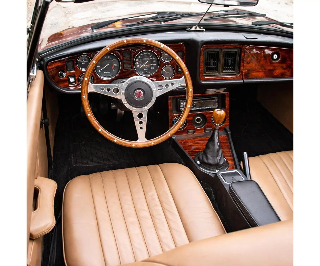 MG B 1977-1980 Voll Satz BD innenausstattung armaturendekor cockpit dekor