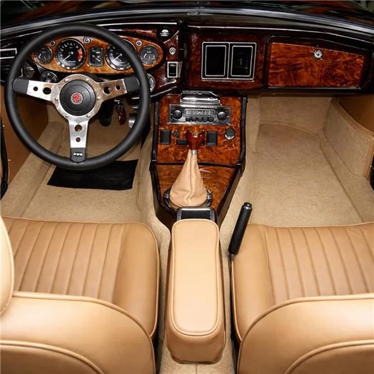 MG B 1972-1976 Full Set BD Interieur Dashboard Bekleding Volhouder
