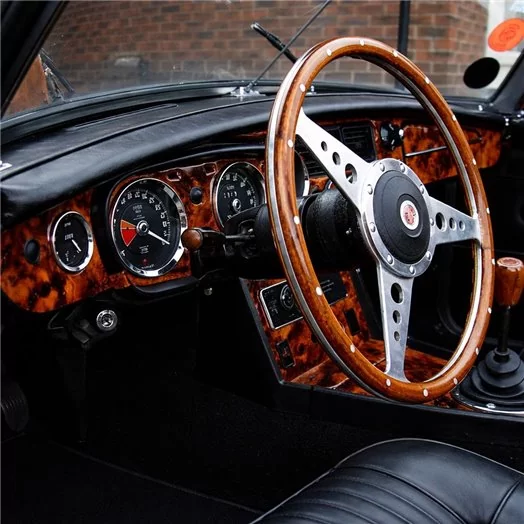 MG B 1962-1967 Full Set BD Interieur Dashboard Bekleding Volhouder