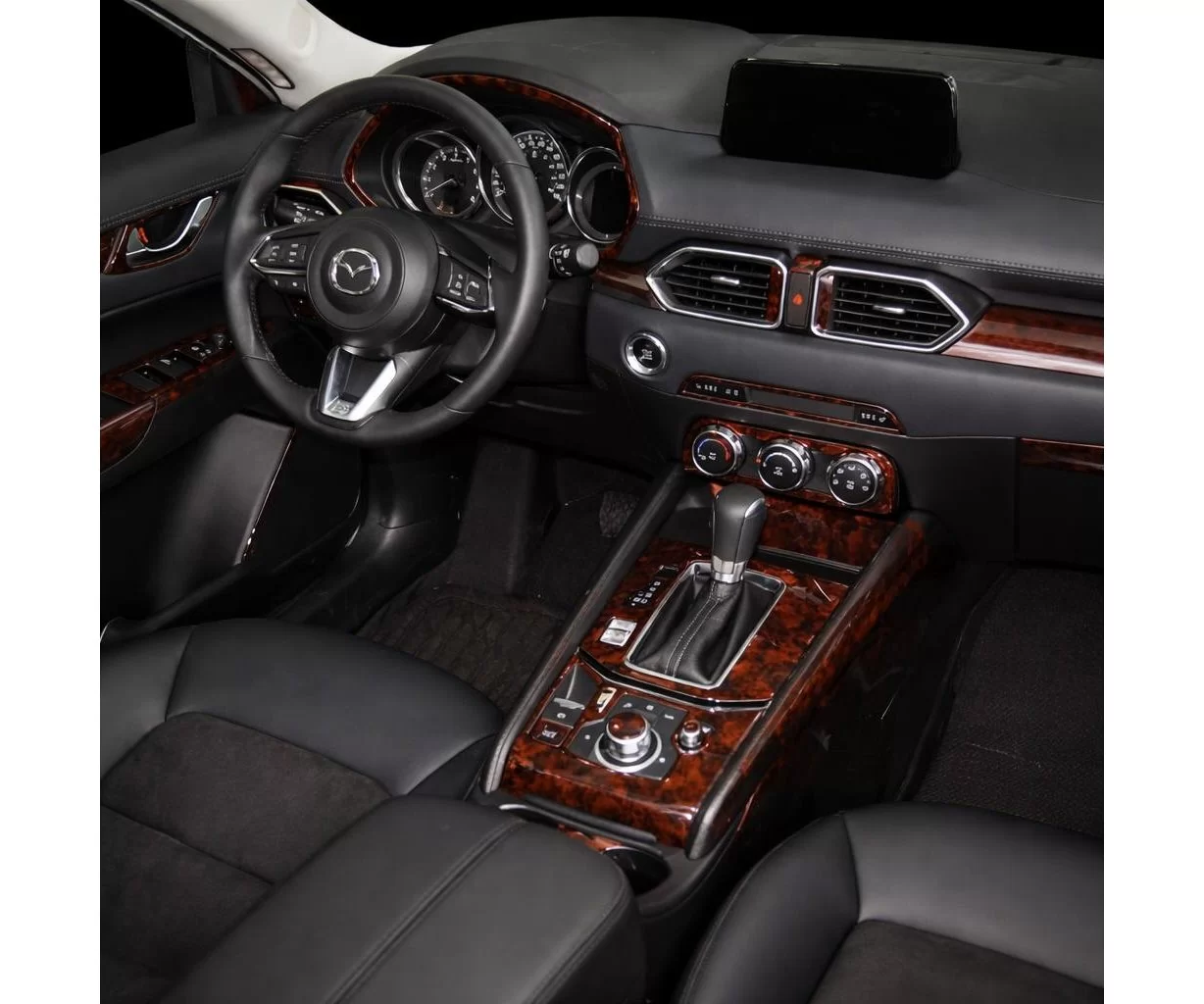 Mazda CX-5 KF ab 2017 Mittelkonsole Armaturendekor Cockpit Dekor 27-Teile