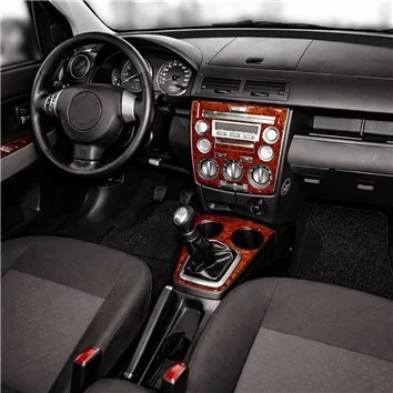 Mazda Mazda 2 02.03-12.06 3D Inleg dashboard Interieurset aansluitend en pasgemaakt op he 4-Teile