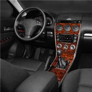 Mazda Mazda 6 06.04-12.07 3D Interior Dashboard Trim Kit Dash Trim Dekor 34-Parts