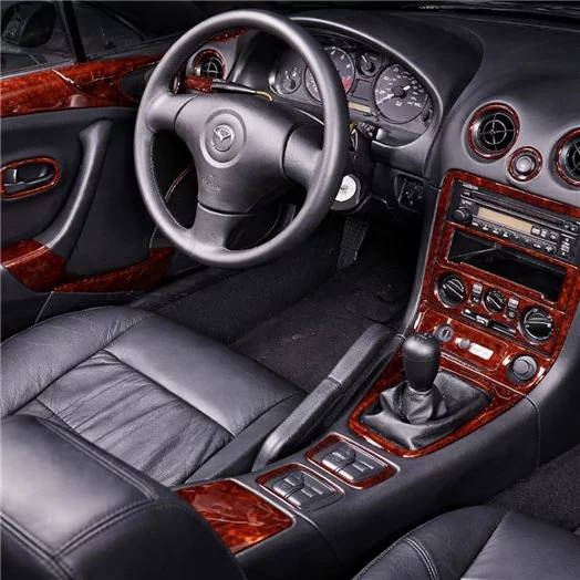 Mazda Miata 1999-2000 Full Set, With Fog Light Switch Interior BD Dash Trim Kit