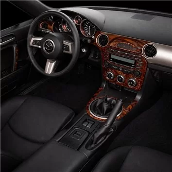 Mazda MX-5 Miata NC Mk3 2009-2015 Habillage Décoration de Tableau de Bord 40-Pièce