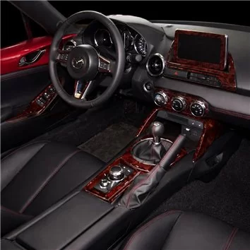 Mazda MX-5 Miata ND Mk4 2015-2020 Mittelkonsole Armaturendekor Cockpit Dekor 25-Teile