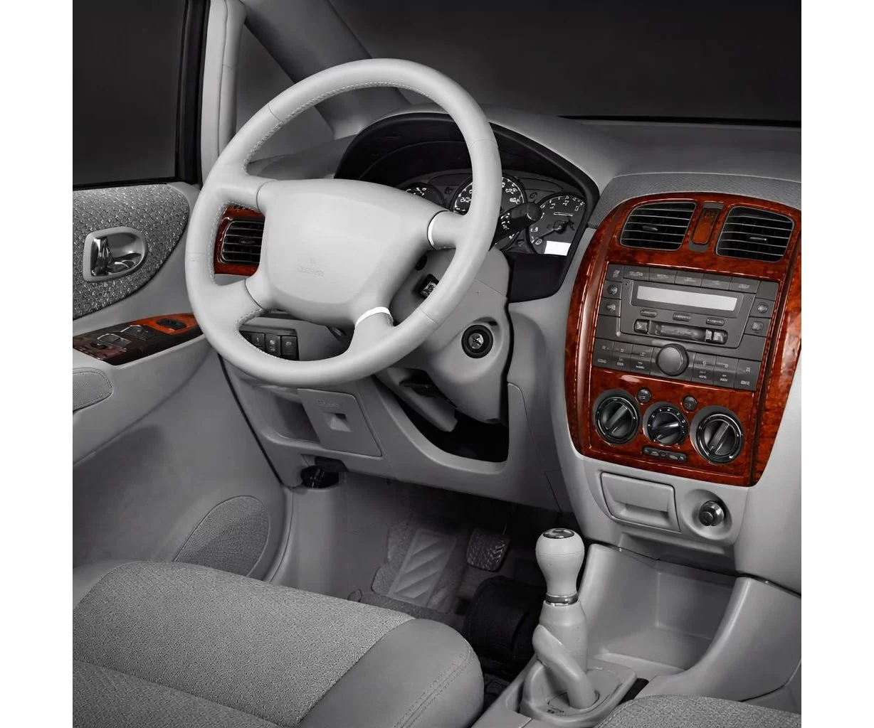 Mazda Premacy 06.99-12.04 3D Inleg dashboard Interieurset aansluitend en pasgemaakt op he 13-Teile