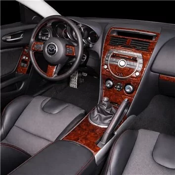 Mazda RX-8 2003-2007 Voll Satz, With NAVI system BD innenausstattung armaturendekor cockpit dekor