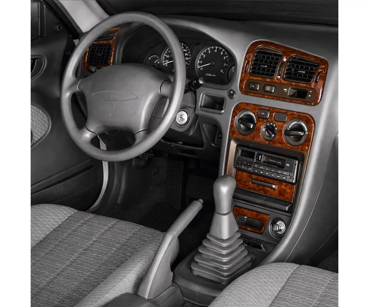 Mitsubishi Galant VII 03.93-12.96 Habillage Décoration de Tableau de Bord 11-Pièce