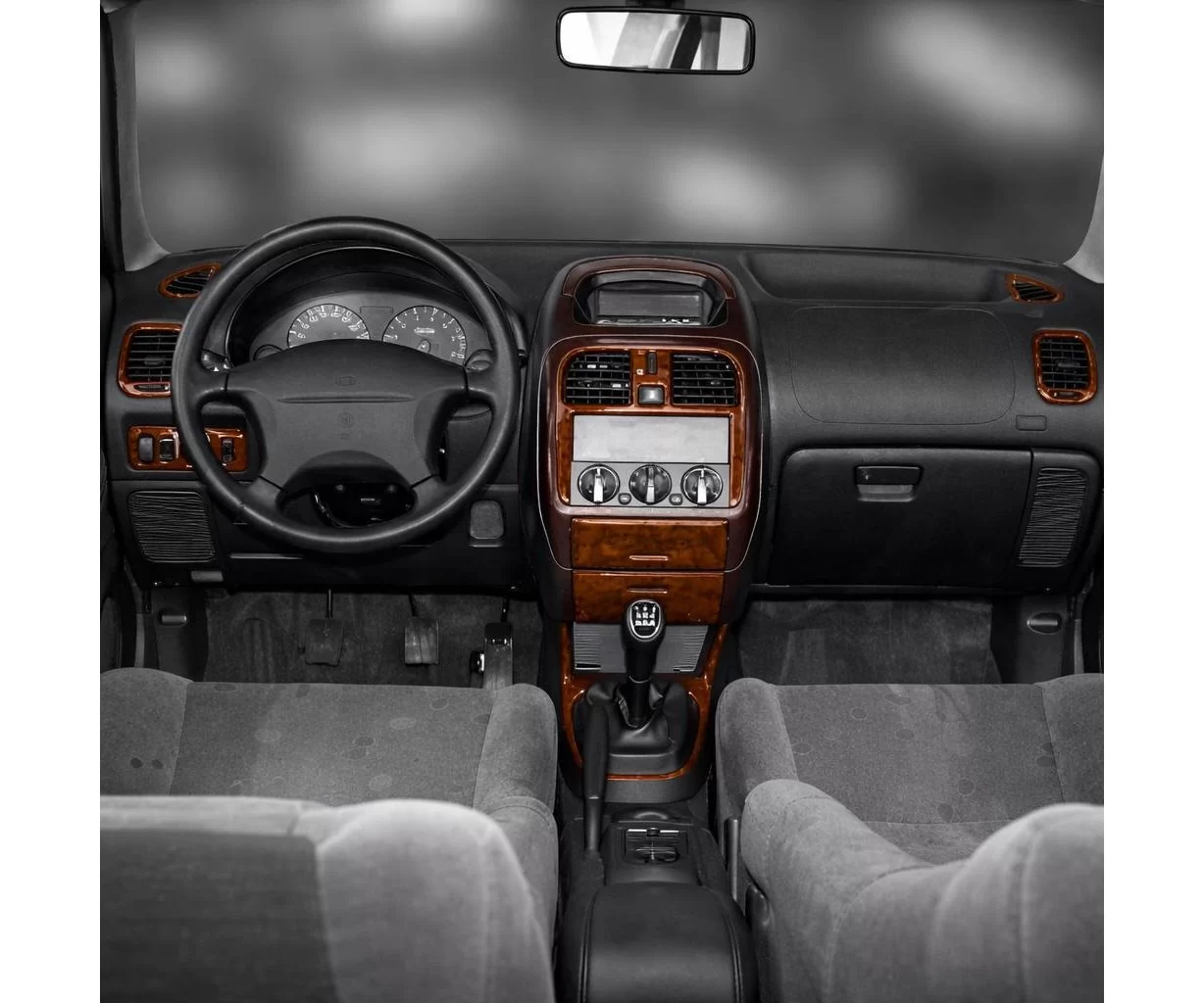 Mitsubishi Carisma 07.99-12.04 Habillage Décoration de Tableau de Bord 13-Pièce Mitsubishi Carisma 07.99-12.04 Habillage Décoration de Tableau de Bord 13-Pièce