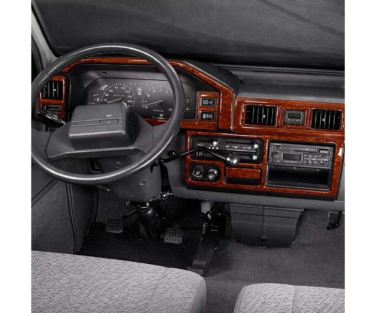 Mitsubishi L 300 08.1988 Habillage Décoration de Tableau de Bord 16-Pièce