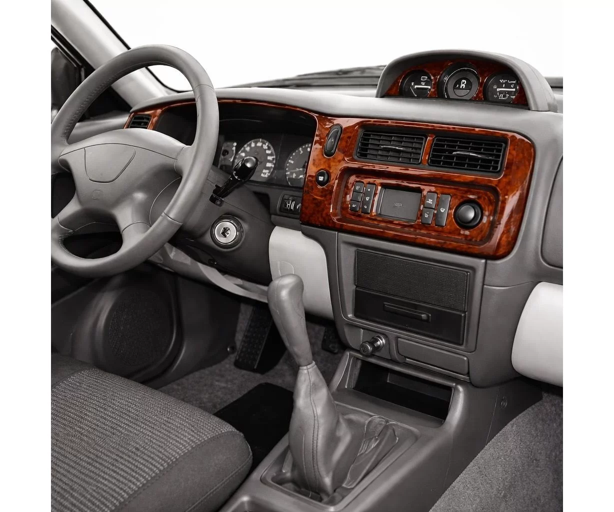 Mitsubishi Pajero Sport 05.2002 3D Interior Dashboard Trim Kit Dash Trim Dekor 9-Parts Mitsubishi Pajero Sport 05.2002 3D Interior Dashboard Trim Kit Dash Trim Dekor 9-Parts