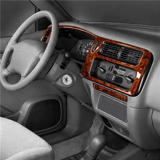 Mitsubishi L 200 09.96-07.07 Mittelkonsole Armaturendekor Cockpit Dekor 16-Teile