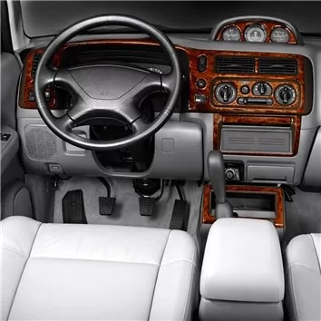 Mitsubishi Pajero Sport 11.98-04.02 3D Interior Dashboard Trim Kit Dash Trim Dekor 12-Parts