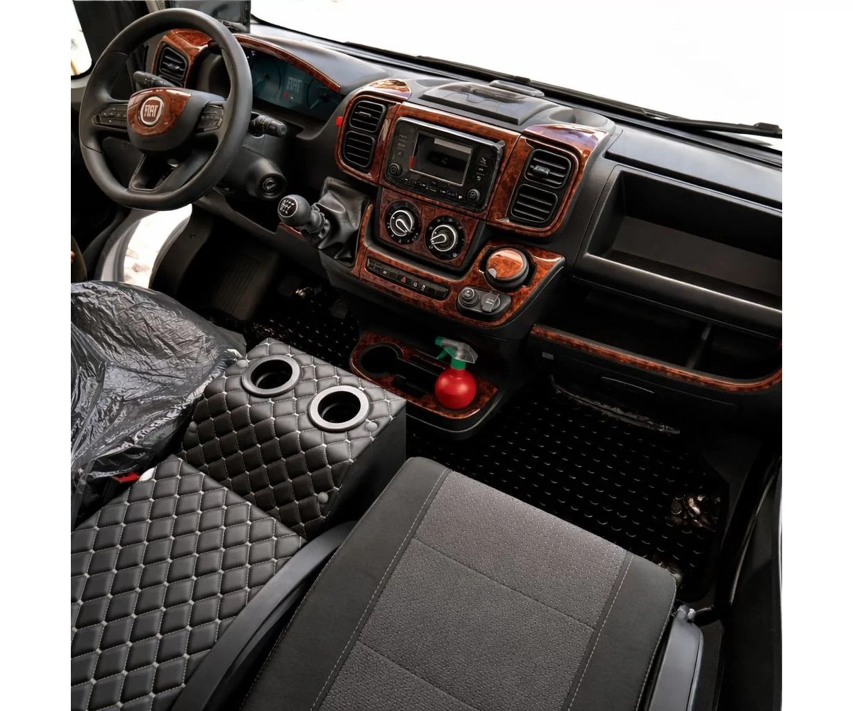 Peugeot Boxer 2021 3D Habillage Décoration de Tableau de Bord 22-Pièce