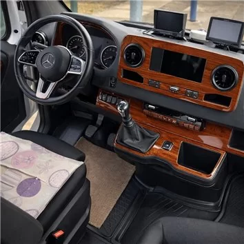 Mercedes Sprinter W907 2018 Mascherine sagomate per rivestimento cruscotti 50-Decori