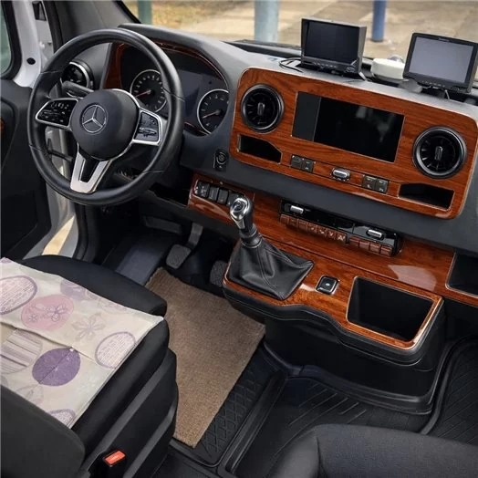 Mercedes Sprinter W907 2018 3D Inleg dashboard Interieurset aansluitend en pasgemaakt op he 50-Teile