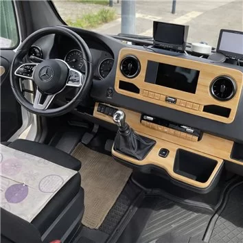 Mercedes Sprinter W907 2018 Habillage Décoration de Tableau de Bord 50-Pièce