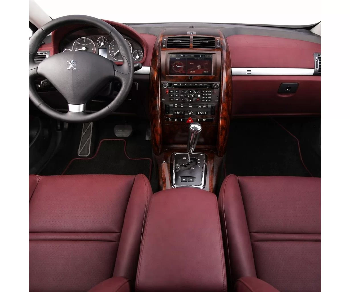 Peugeot 407 Doors 06.05-12.10 3D Inleg dashboard Interieurset aansluitend en pasgemaakt op he 21-Teile