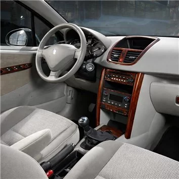 Peugeot 207 01.2007 Habillage Décoration de Tableau de Bord 17-Pièce