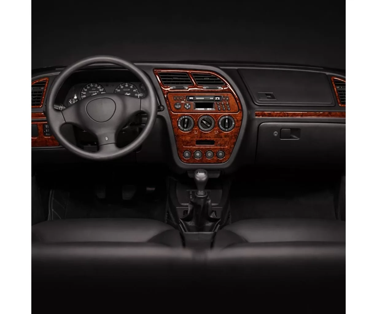 Peugeot 306 03.93-04.97 3D Interior Dashboard Trim Kit Dash Trim Dekor 13-Parts Peugeot 306 03.93-04.97 3D Interior Dashboard Trim Kit Dash Trim Dekor 13-Parts