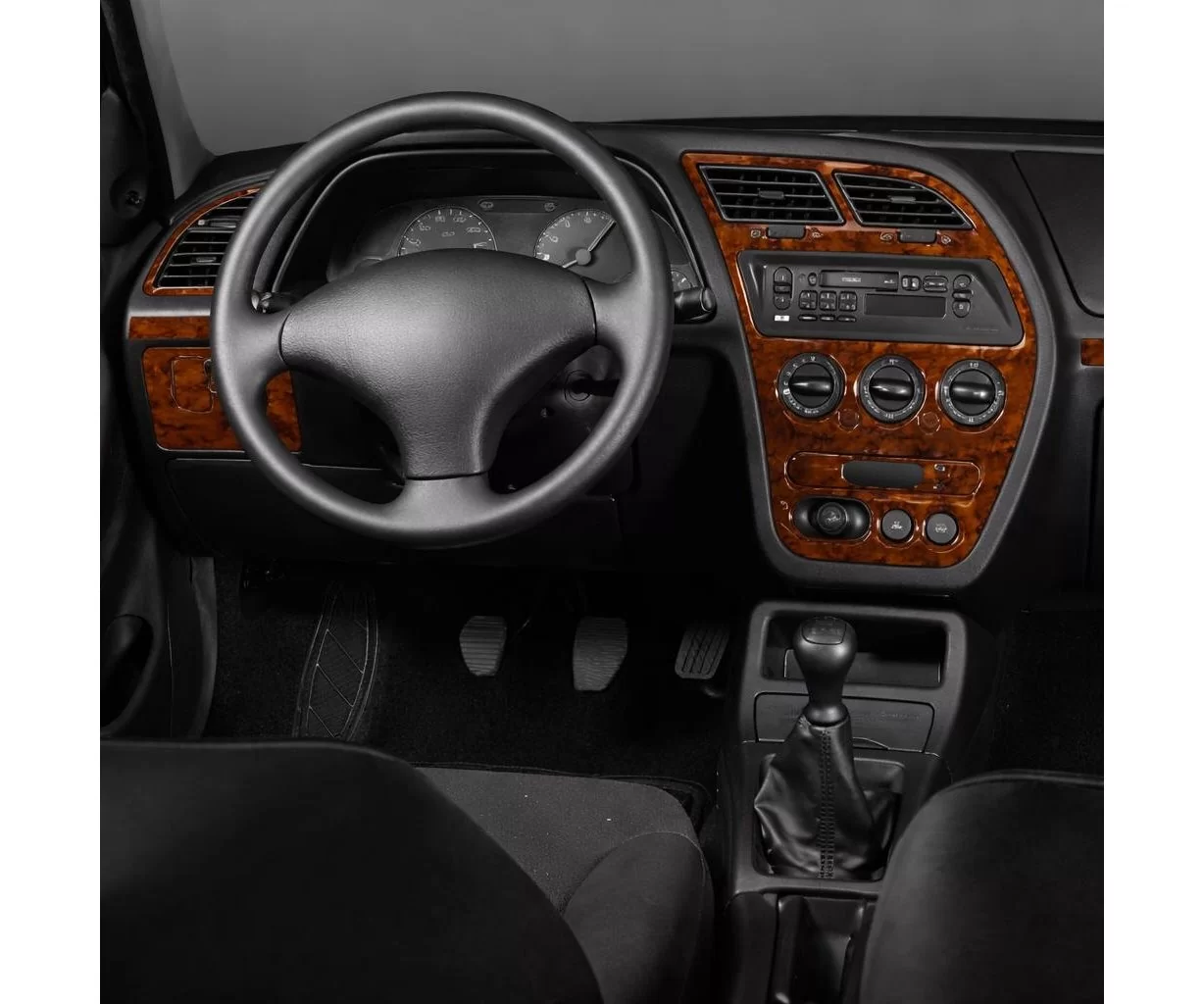 Peugeot 306 05.97-12.03 3D Inleg dashboard Interieurset aansluitend en pasgemaakt op he 11-Teile