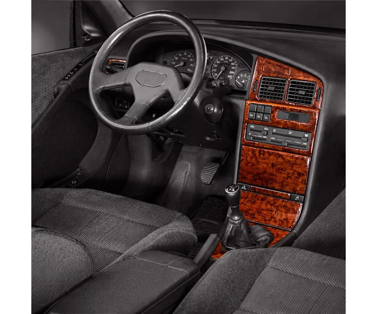 Peugeot 405 09.92-06.95 Habillage Décoration de Tableau de Bord 9-Pièce Peugeot 405 09.92-06.95 Habillage Décoration de Tableau de Bord 9-Pièce