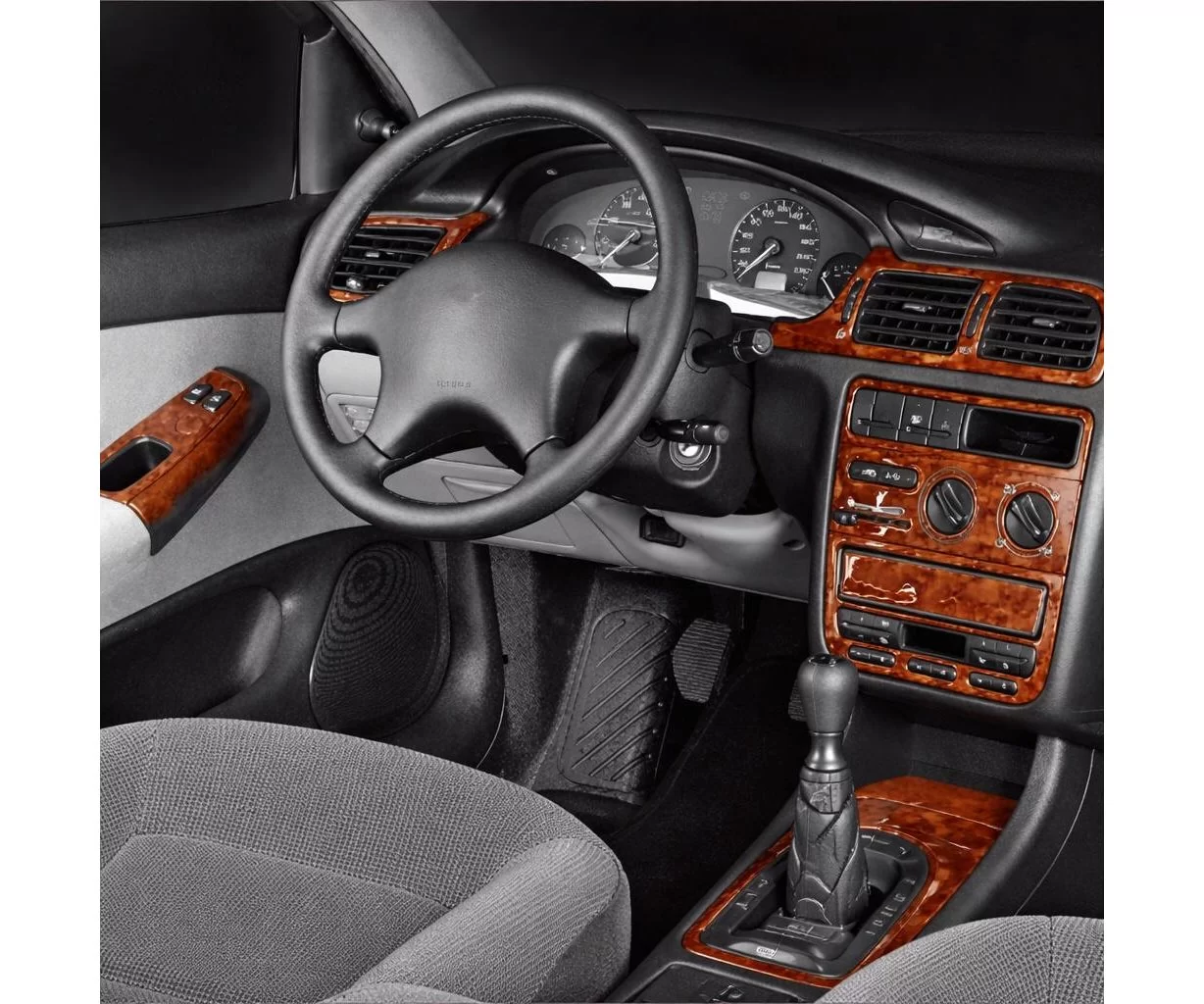 Peugeot 406 10.95-05.99 3D Interior Dashboard Trim Kit Dash Trim Dekor 21-Parts Peugeot 406 10.95-05.99 3D Interior Dashboard Trim Kit Dash Trim Dekor 21-Parts