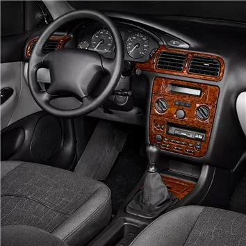 Peugeot 406 06.99-05.05 Mittelkonsole Armaturendekor Cockpit Dekor 13-Teile