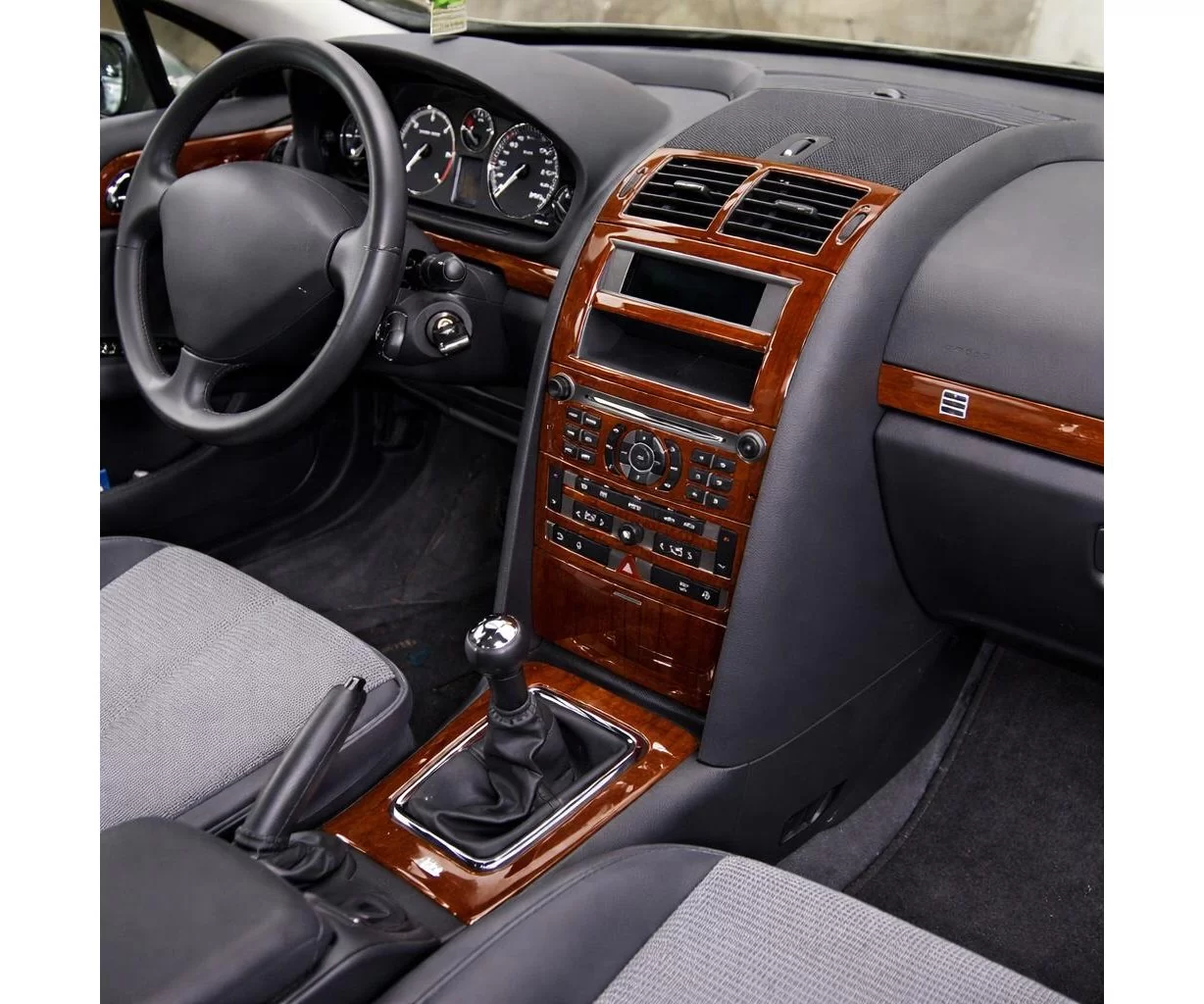 Peugeot 407 Doors 06.05-12.10 3D Interior Dashboard Trim Kit Dash Trim Dekor 10-Parts