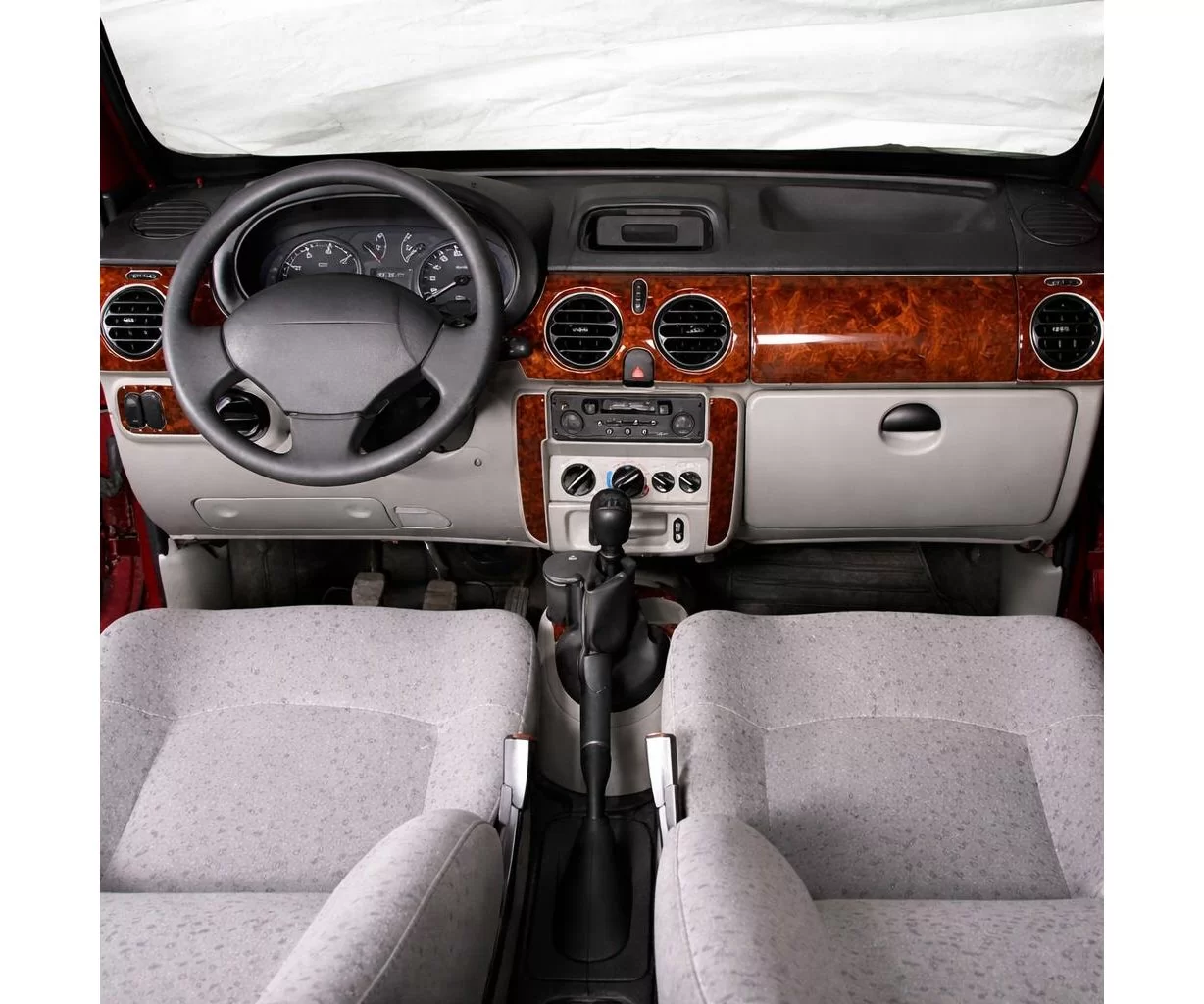 Renault Kangoo-Nissan Kubistar 1998-2008 3D Interior Dashboard Trim Kit Dash Trim Dekor 10-Parts Renault Kangoo-Nissan Kubistar 1998-2008 3D Interior Dashboard Trim Kit Dash Trim Dekor 10-Parts