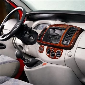 Renault Trafic Nissan Primastar 04.01-12.06 Mittelkonsole Armaturendekor Cockpit Dekor 6-Teile