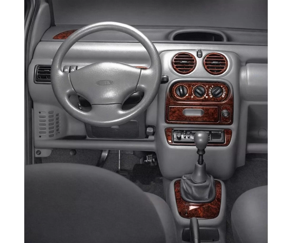 Renault Twingo 09.98-07.04 3D Interior Dashboard Trim Kit Dash Trim Dekor 12-Parts Renault Twingo 09.98-07.04 3D Interior Dashboard Trim Kit Dash Trim Dekor 12-Parts